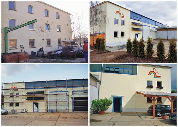 Fassade der PULAKO GmbH in Caaschwitz erneuert